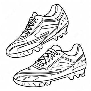 Soccer Shoe Coloring Pages