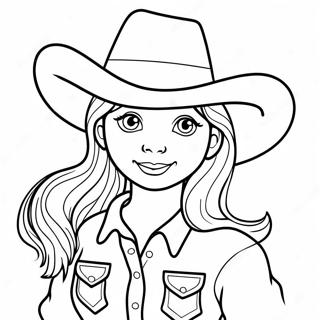 Cowgirl Coloring Pages