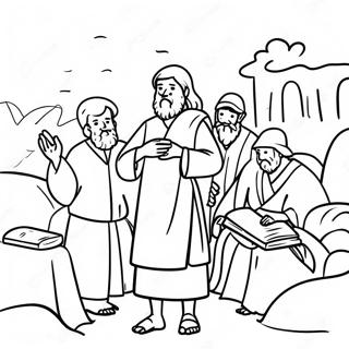 Leviticus Bible Stories Coloring Page | Leviticus coloring page