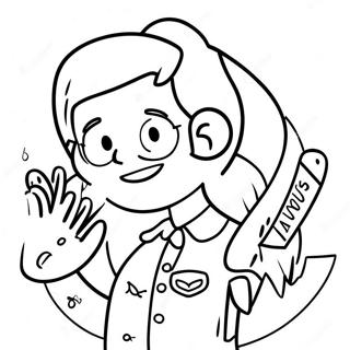 Girl Scout lov farvelægningsside | Pige Spejder Lov malebog