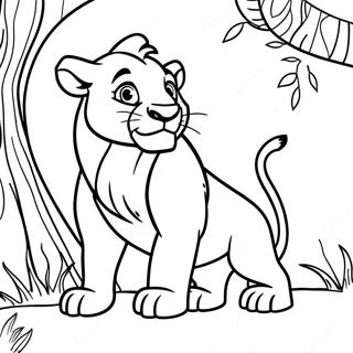 Lion King 2 Coloring Page | Lion King 2 coloring page