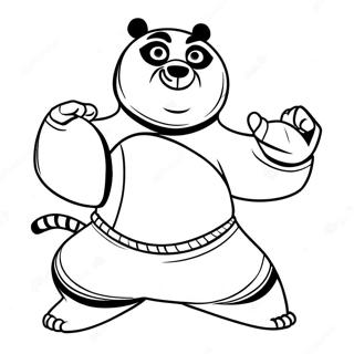 Kung Fu Panda 3 Coloring Page | Kung Fu Panda 3 coloring page