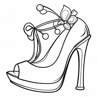 Heels Coloring Page | Heels coloring page