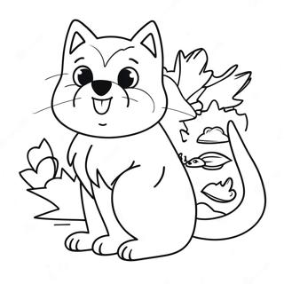 Adventurous Super Pets Coloring Page | Super Pets coloring page