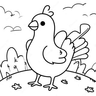 Where's Chicky Coloring Page | Where's Chicky coloring page
