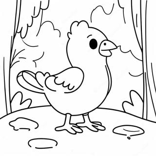 Adventurous Where's Chicky Coloring Page | Where's Chicky coloring page