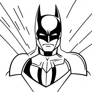 Futuristic Batman Beyond Coloring Page | Batman Beyond coloring page