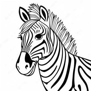 Zebra Stripes Coloring Page | Zebra coloring page