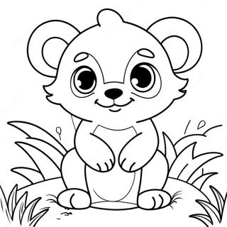 Cute Animal My First Coloring Page | My First coloring page