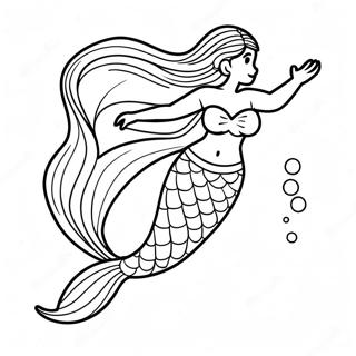Coda Di Sirena Pagine da Colorare