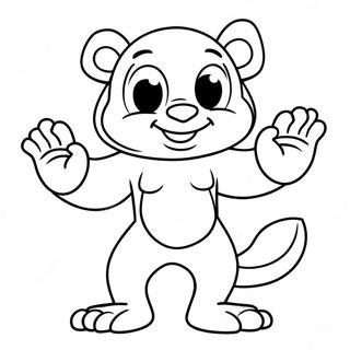 Mascot Coloring Page | Mascot coloring page