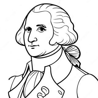 George Washington Historical Figure Coloring Page | George Washington Sheet coloring page