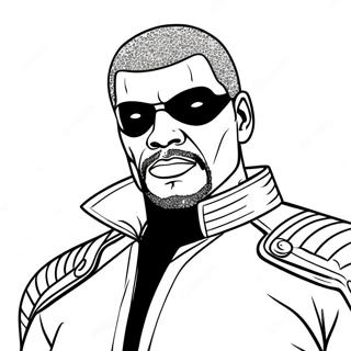 Nick Fury Coloring Page | Nick Fury coloring page