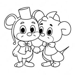 Disney Valentines Coloring Pages