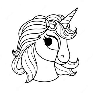Unicorn LOL Coloring Page | Unicorn LOL coloring page