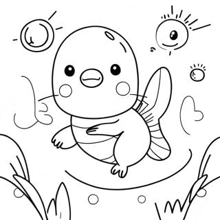 Catch Tiny Ping Coloring Page | Catch Tiny Ping coloring page