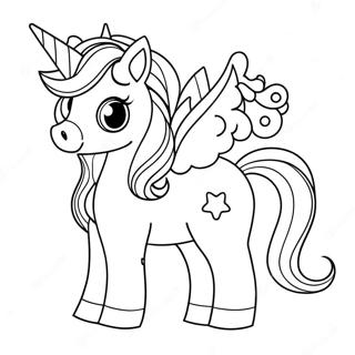 Unicorn LOL Pets Coloring Page | Unicorn LOL Pets coloring page