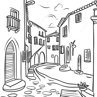 Italy Coloring Page | Italy coloring page