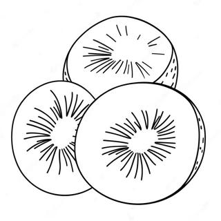 Kiwi Fruit Coloring Page | Kiwi coloring page