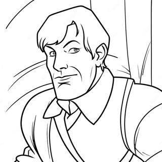 Leon the Stealthy Character Coloring Page | Brawl Stars Leon coloring page