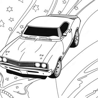 Muscle Car Coloring Page | Muscle Car coloring page