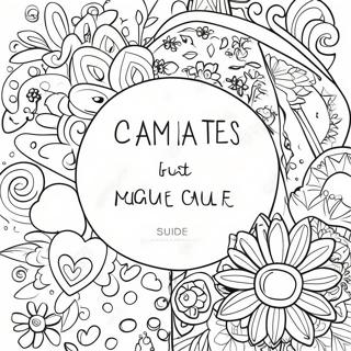 Self-Care Affirmations Coloring Page | Love Yourself coloring page