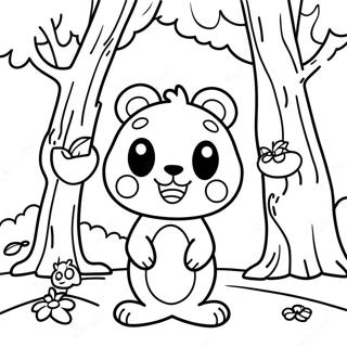 Happy Tree Friends Coloring Page | Happy Tree Friends coloring page