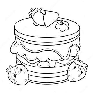 Cherry Jam Strawberry Shortcake Coloring Page | Cherry Jam Strawberry Shortcake coloring page