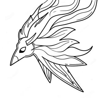 Lightning Bolt Coloring Page | Thunder coloring page