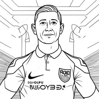 Lewandowski Coloring Page | Lewandowski coloring page