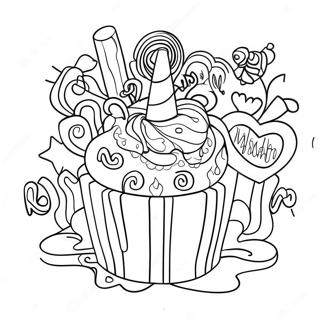 Colorful Neurodiversity Celebration Coloring Page | Neurodiversity coloring page