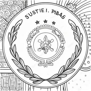 State Flag Coloring Page | State Flag coloring page