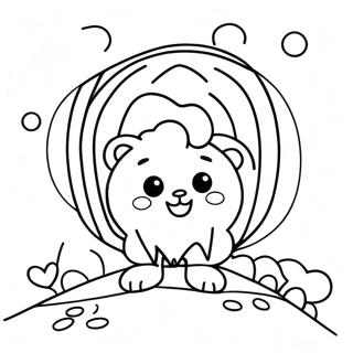 Half Sheet Coloring Page for Kids | Half Sheet coloring page