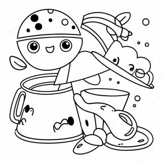 Black Coloring Page for Kids | Black coloring page