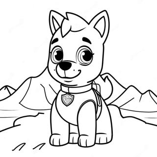 Everest Skye Everest Paw Patrol Kleurplaten