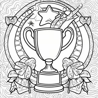 Trophy Coloring Page | Trophy coloring page