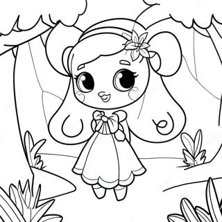 Enchantimals Magical Forest Coloring Page | Enchantimals coloring page