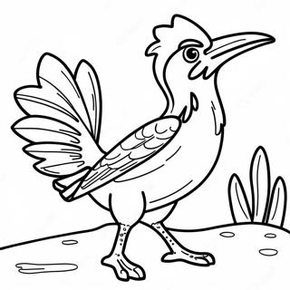 Roadrunner Coloring Page | Roadrunner coloring page