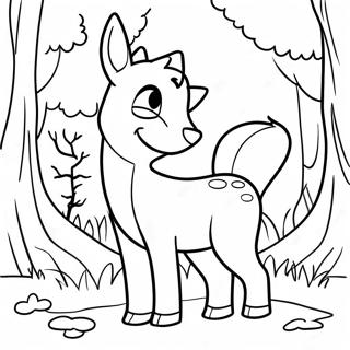 Open Season Forest Friends Coloring Page | Open Season coloring page