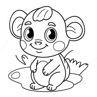 Momo Coloring Page | Momo coloring page