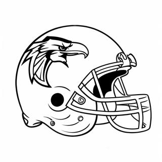 Atlanta Falcons Logo Coloring Page | Atlanta Falcons coloring page