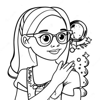 Liv och Maddie Roligt Äventyr Målarbild | Liv och Maddie målarbild
