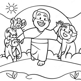 VBS Bible Story Coloring Page | VBS coloring page