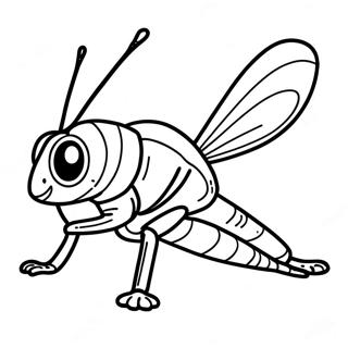 Grasshopper Coloring Page | Grasshopper coloring page