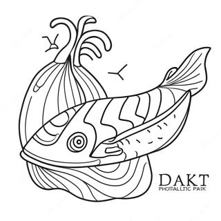Daki Coloring Page | Daki coloring page