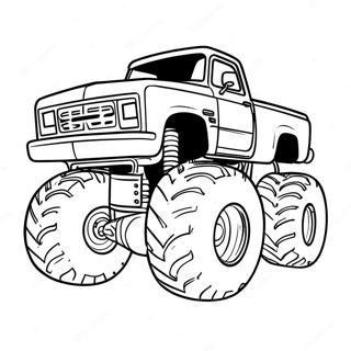 Max D Monster Truck Coloring Page | Max D coloring page