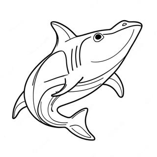 Hammerhead Shark Coloring Page | Hammerhead Shark coloring page