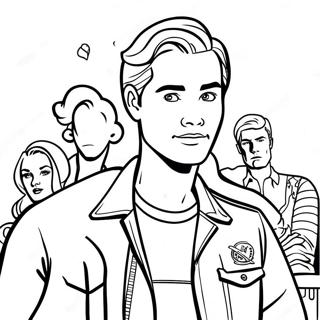 Riverdale Coloring Page | Riverdale coloring page