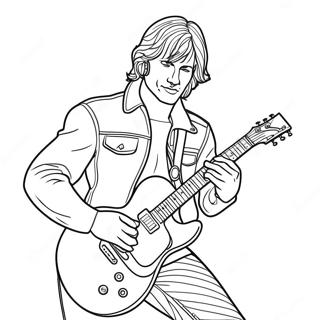 Rock N Roll Kleurplaten