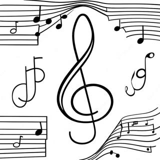 Music Note Sheet Coloring Page | Music Note Sheet coloring page